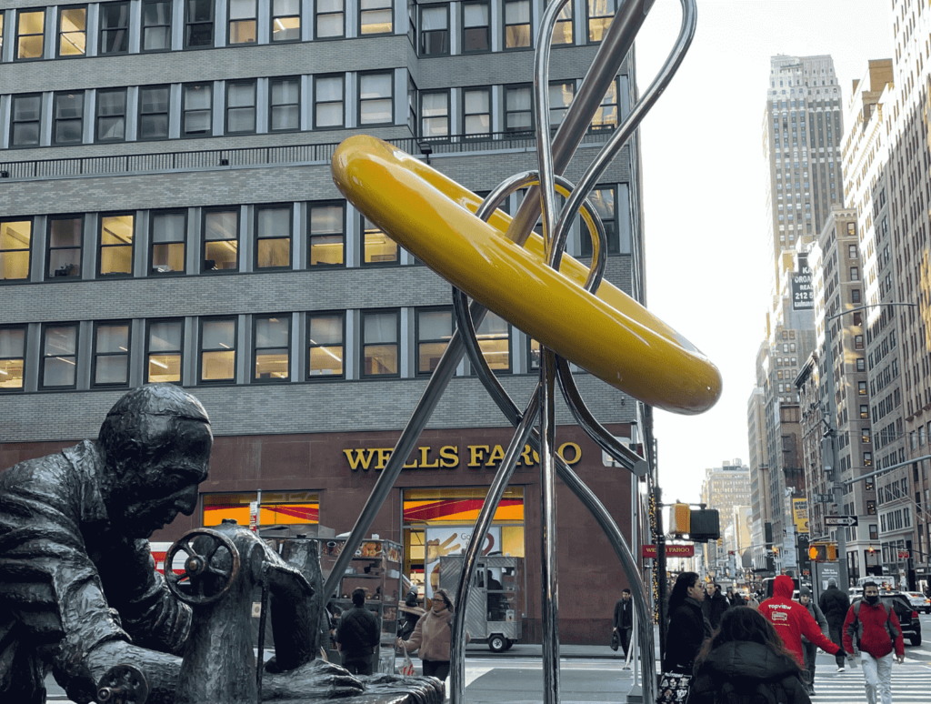 NYC Garment District Button Sculpture