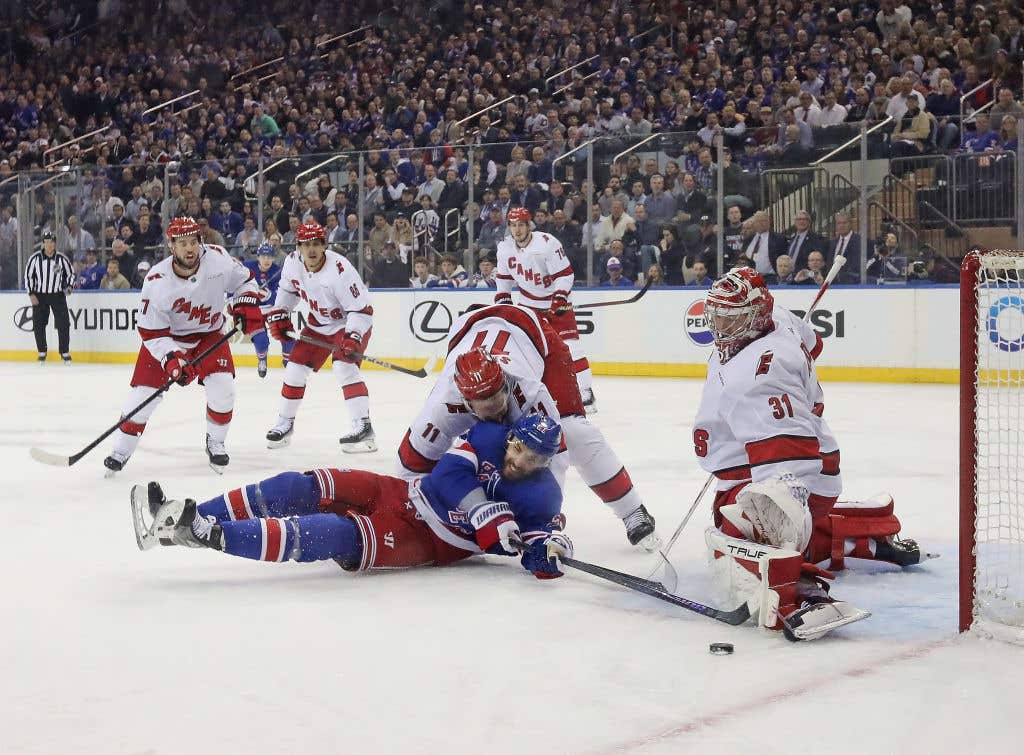 New York Rangers Drop Second Straight to ‘Canes