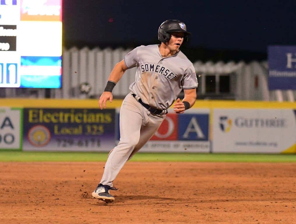 Grant Richardson Runs to third.