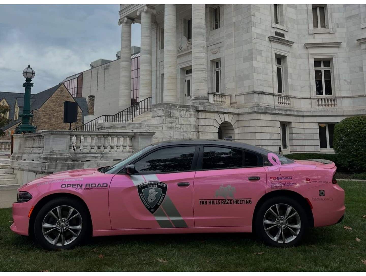 Breast Cancer Awareness Police Vehicle