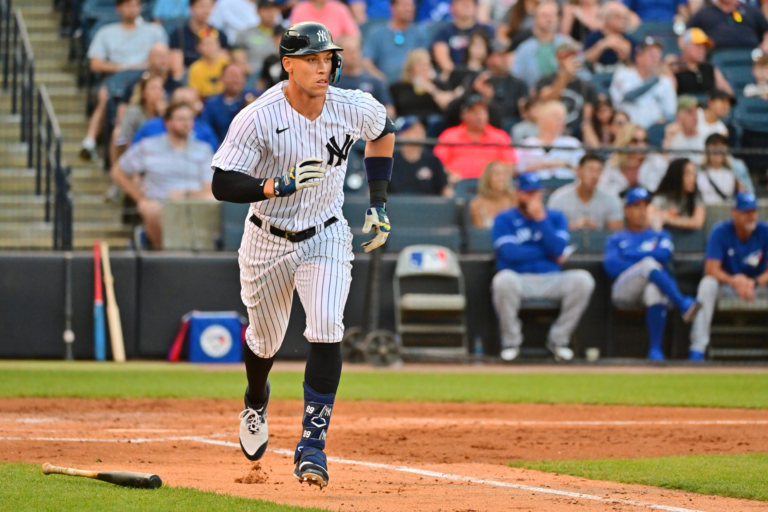 Gleyber Torres of the New York Yankees in action against the Atlanta  News Photo - Getty Images