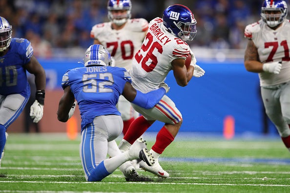 Saquon Barkley Giants vs. Lions