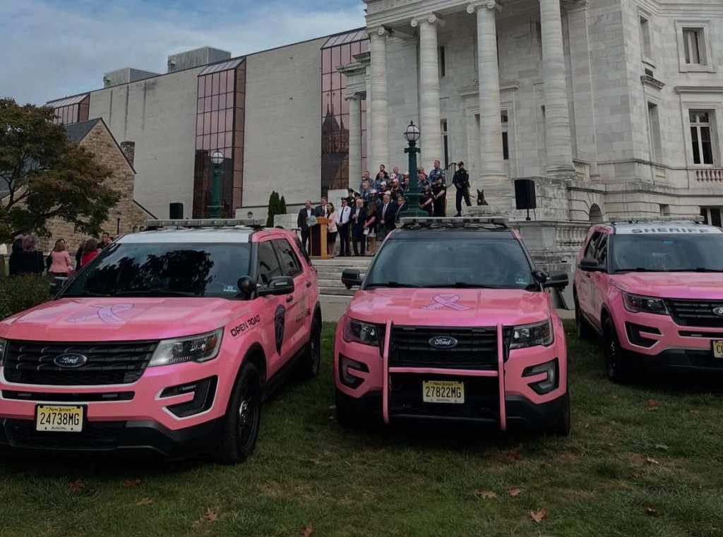 Breast Cancer Awareness Wrapped Cruisers