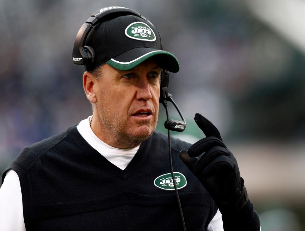 Rex Ryan with the Jets in 2014. 